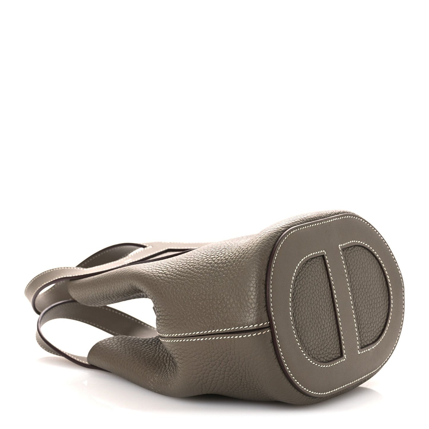 Hermes Taurillon Clemence Swift In-The-Loop 18 Bag Etoupe