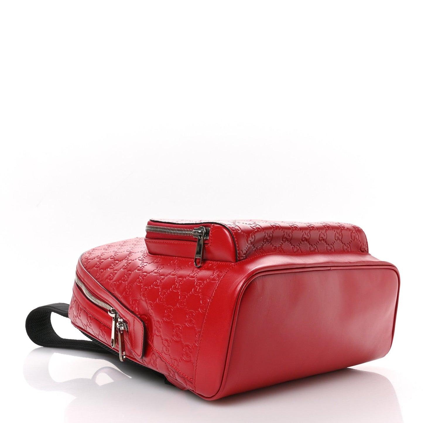 Gucci Guccissima Signature Day Backpack Hibiscus Red