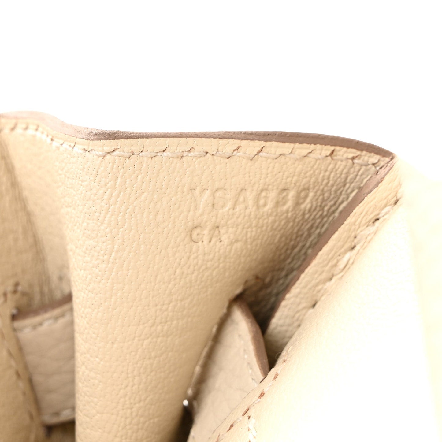 Hermes Taurillon Clemence Birkin 30 Craie