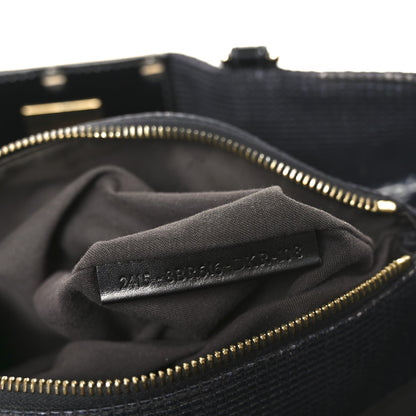 Fendi Canvas Mia Tote Black
