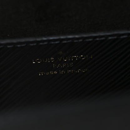 Louis Vuitton Epi Flowers Twist Shoulder Bag MM  Black