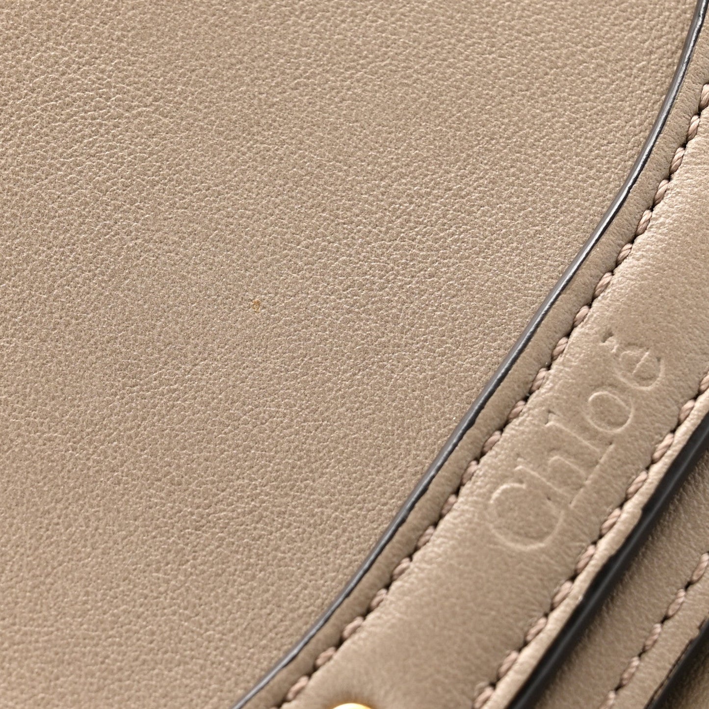 Chloe Calfskin Small Nile Bracelet Minaudiere Bag Motty Grey
