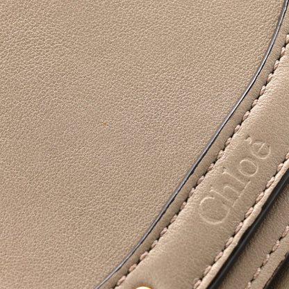 Chloe Calfskin Small Nile Bracelet Minaudiere Bag Motty Grey