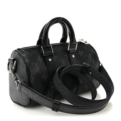 Louis Vuitton Reverse Monogram Eclipse Keepall XS Black