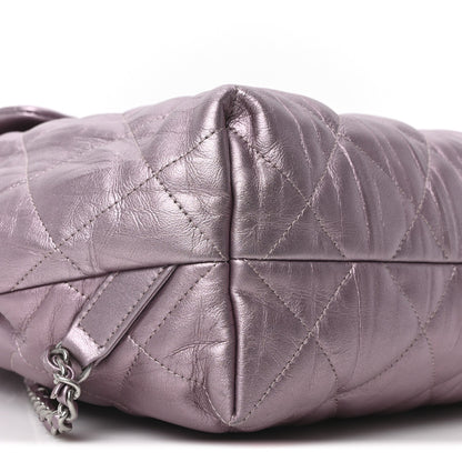 Chanel Iridescent Calfskin Quilted Ground Control Backpack Pink