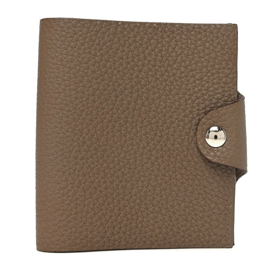 Hermes Togo Ulysse Mini Notebook Etoupe