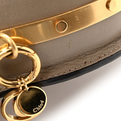 Chloe Calfskin Small Nile Bracelet Minaudiere Bag Motty Grey