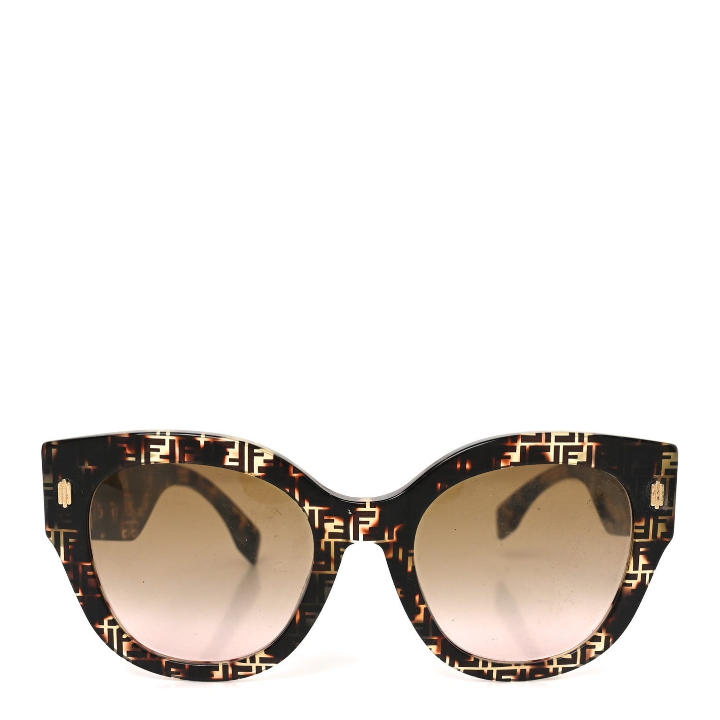 Fendi Acetate Fendi Roma Cat Eye Sunglasses FF 0435/S  Havana
