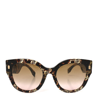 Fendi Acetate Fendi Roma Cat Eye Sunglasses FF 0435/S  Havana