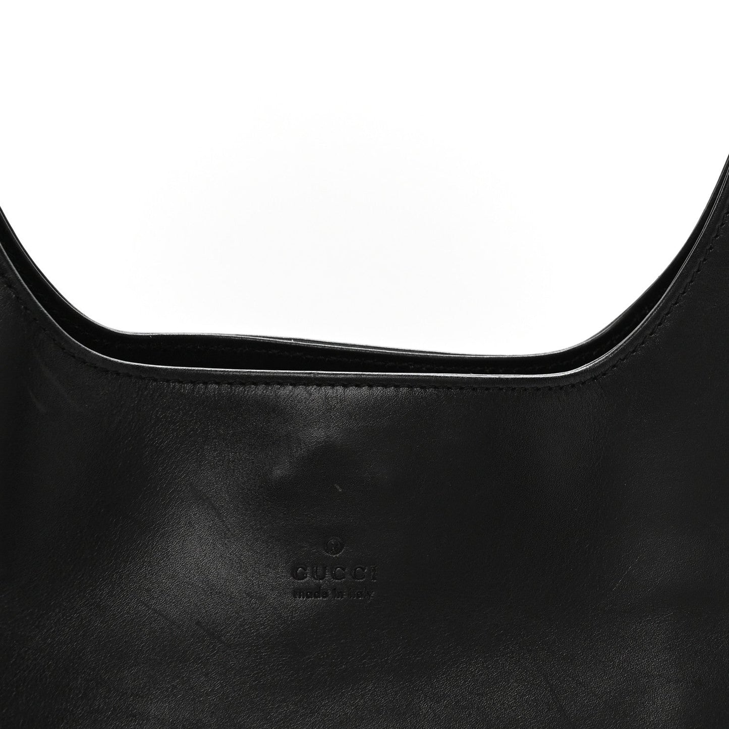 Gucci Calfskin Hobo Bag Black