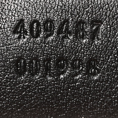 Gucci Guccissima Small Padlock Shoulder Bag Black
