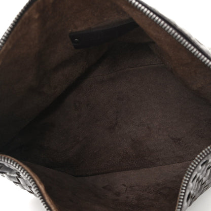 Bottega Veneta Nappa Intrecciato Small Shoulder Bag Ebano