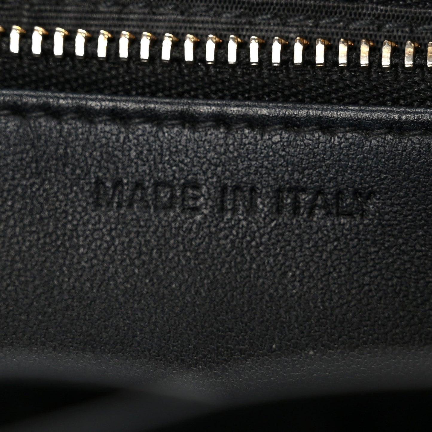 Christian Dior Lambskin Cannage Chain My Dior Daily Chain Pouch Black