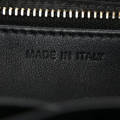 Christian Dior Lambskin Cannage Chain My Dior Daily Chain Pouch Black