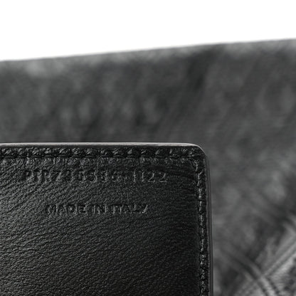 Saint Laurent Calfskin Monogram Deli Paper Bag  Vintage Black