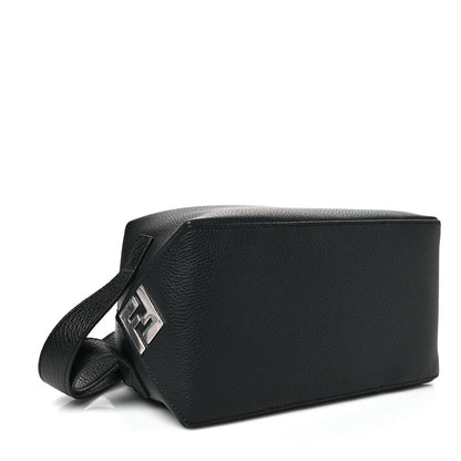 Fendi Cuoio Romano Selleria Toiletry Case Black