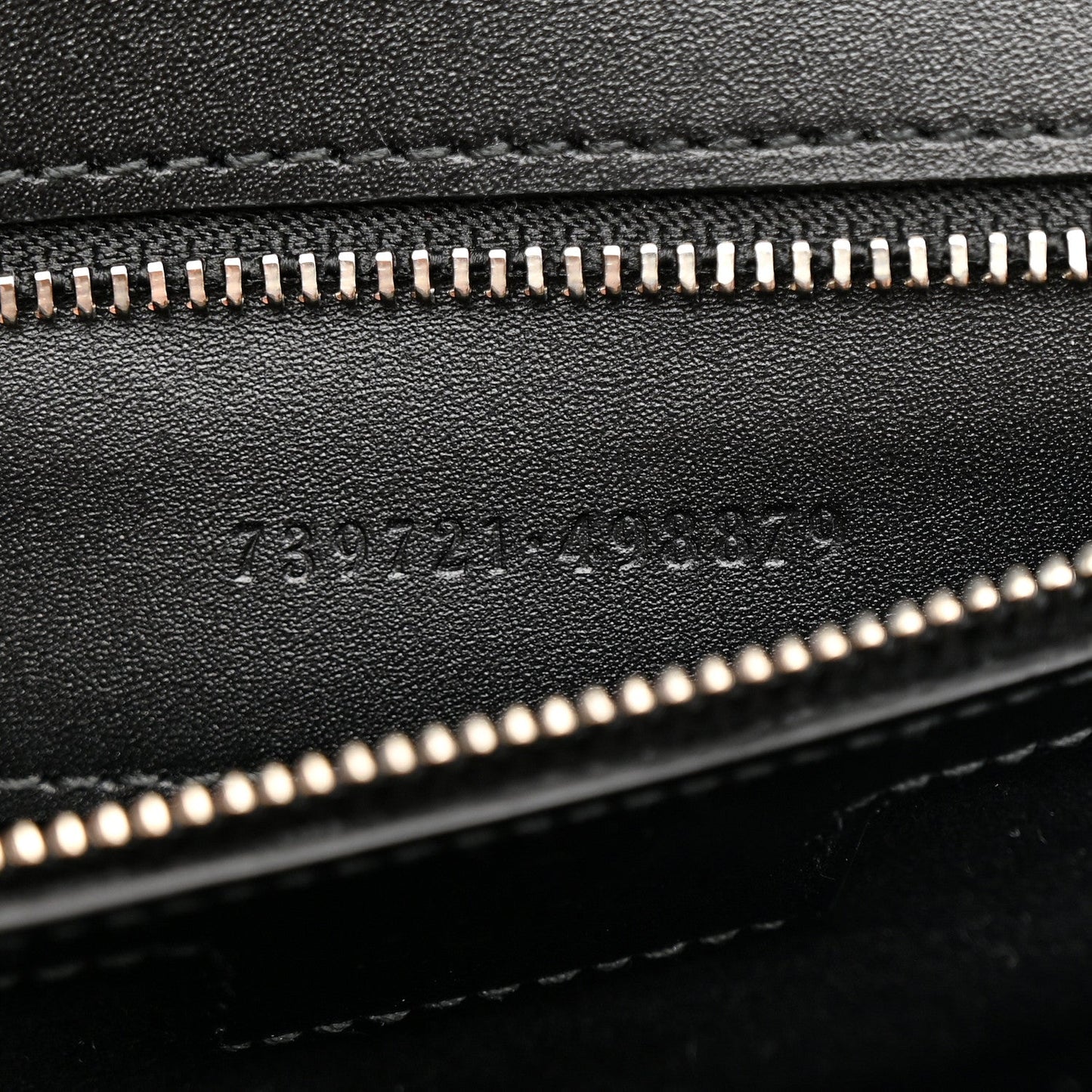Gucci Senna Calfskin Lines Petite GG Top Handle Shoulder Bag Black Mystic White