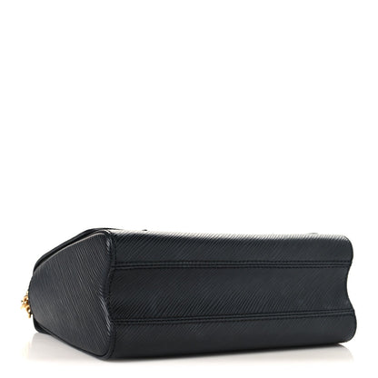 Louis Vuitton Epi Flowers Twist Shoulder Bag MM  Black