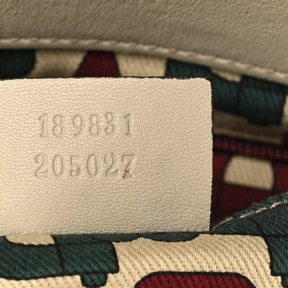 Gucci Guccissima D Gold Tote White