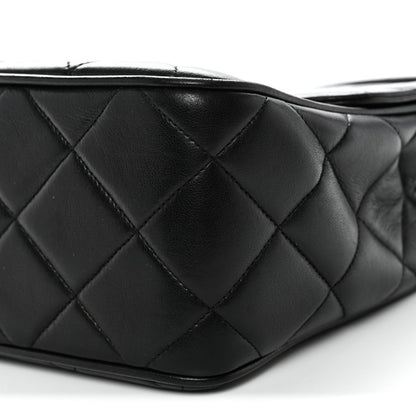 Chanel Lambskin Quilted Medium Single Flap Black