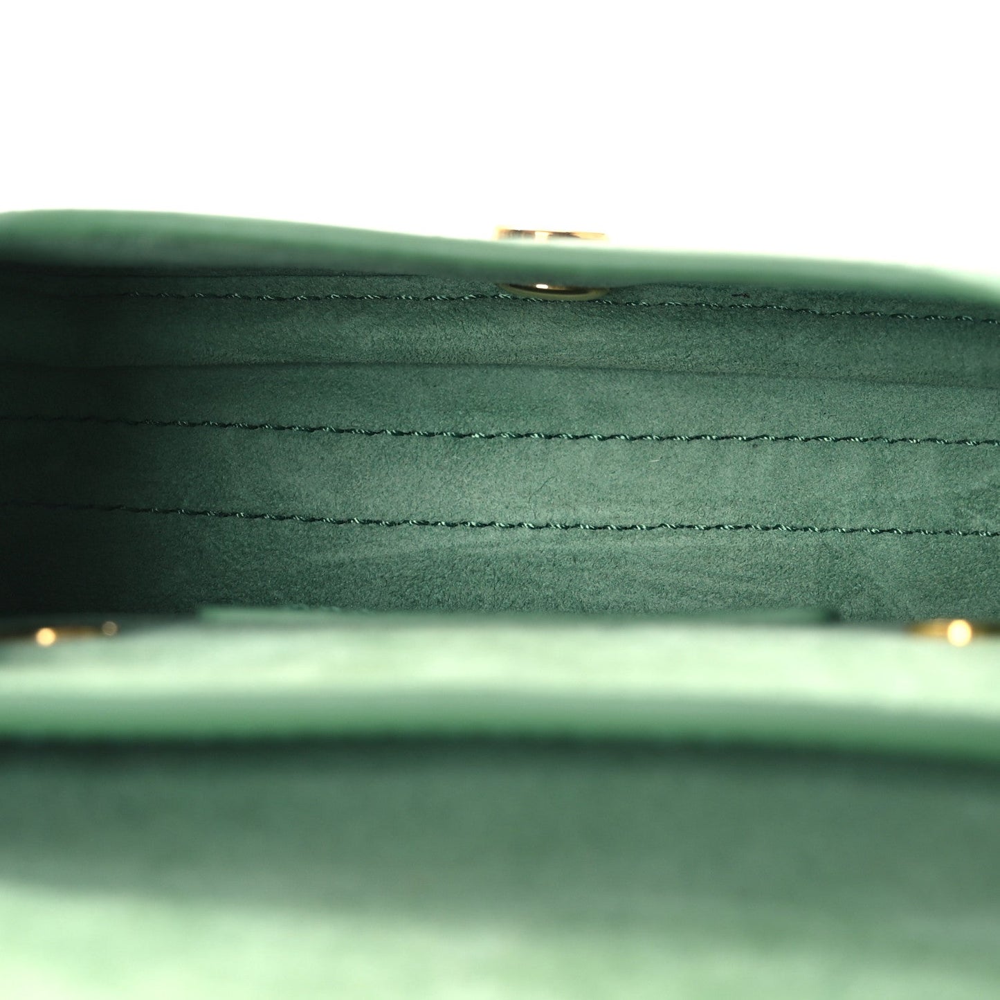 Christian Dior Box Calfskin Micro Bobby Bag Sage Green