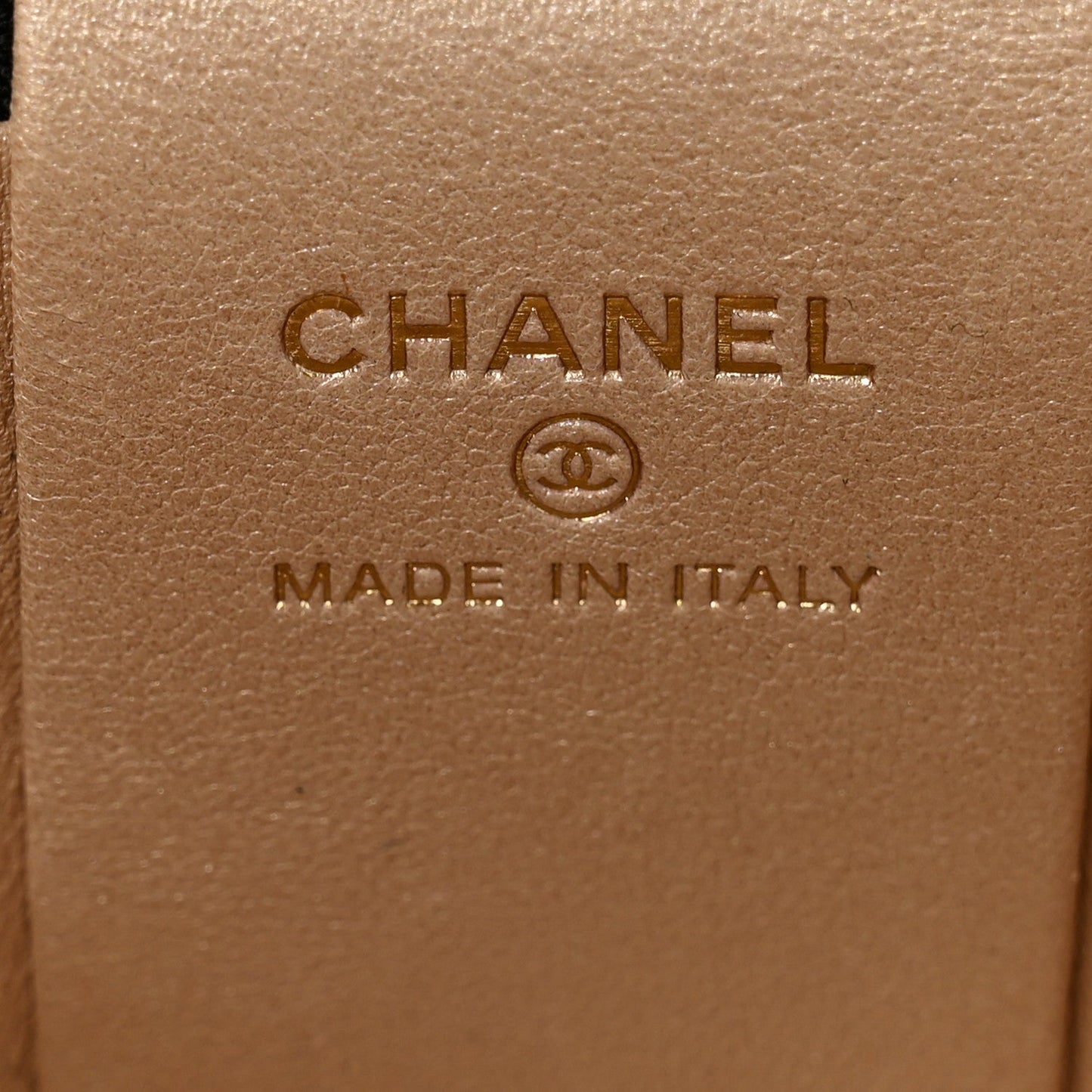 Chanel Lambskin Quilted Ruched Handle Vanity Case Black