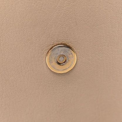 Chloe Goatskin Medium Faye Shoulder Bag Motty Grey