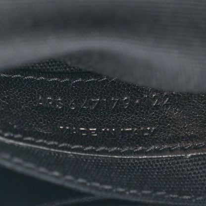 Saint Laurent Lambskin Nylon Small Camp Camera Bag Dark Green