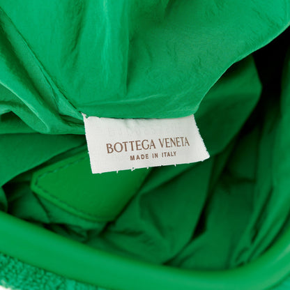 Bottega Veneta Sponge Fabric The Pouch Clutch Grass