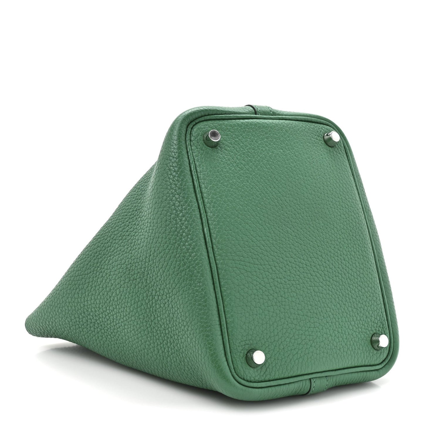 Hermes Taurillon Clemence Picotin Lock 18 PM Vert Vertigo