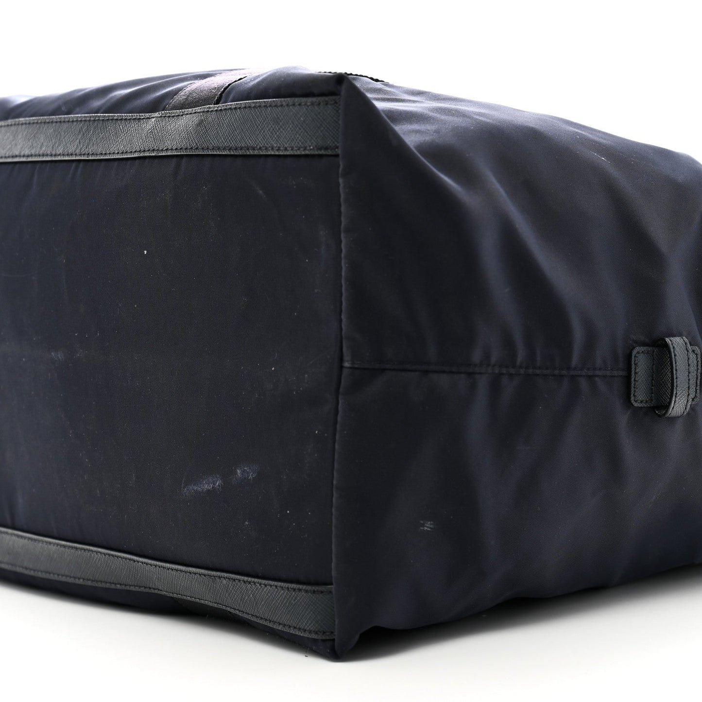 Prada Re-Nylon Saffiano Duffle Bag Navy