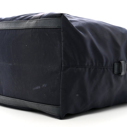 Prada Re-Nylon Saffiano Duffle Bag Navy