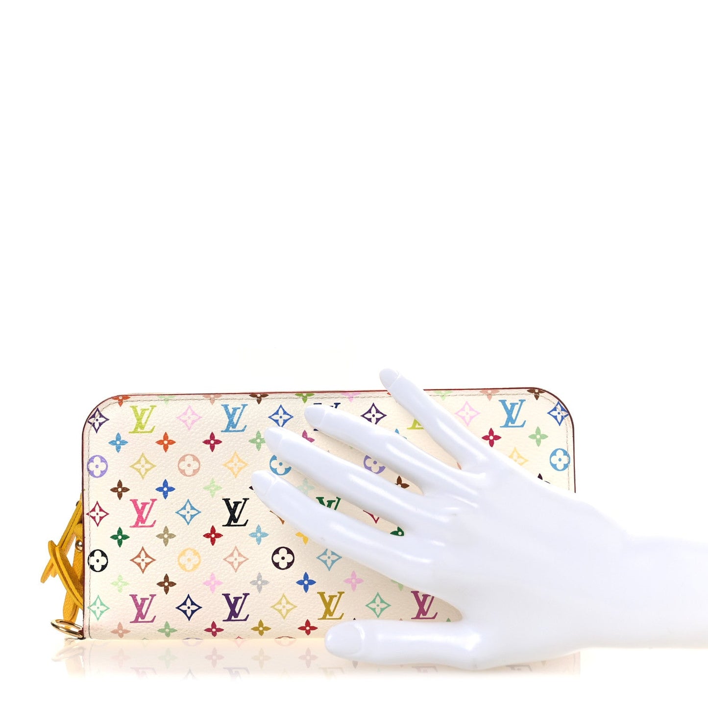 Louis Vuitton Monogram Multicolor Insolite Wallet White Citron