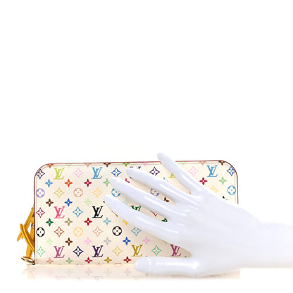 Louis Vuitton Monogram Multicolor Insolite Wallet White Citron