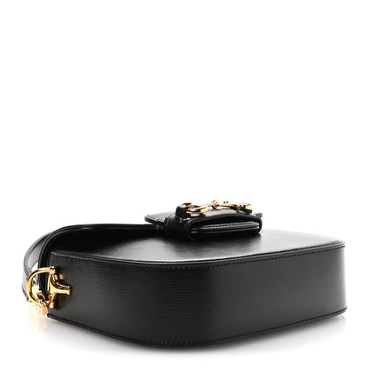 Gucci Azalea Calfskin Web Mini Horsebit 1955 Shoulder Bag Black