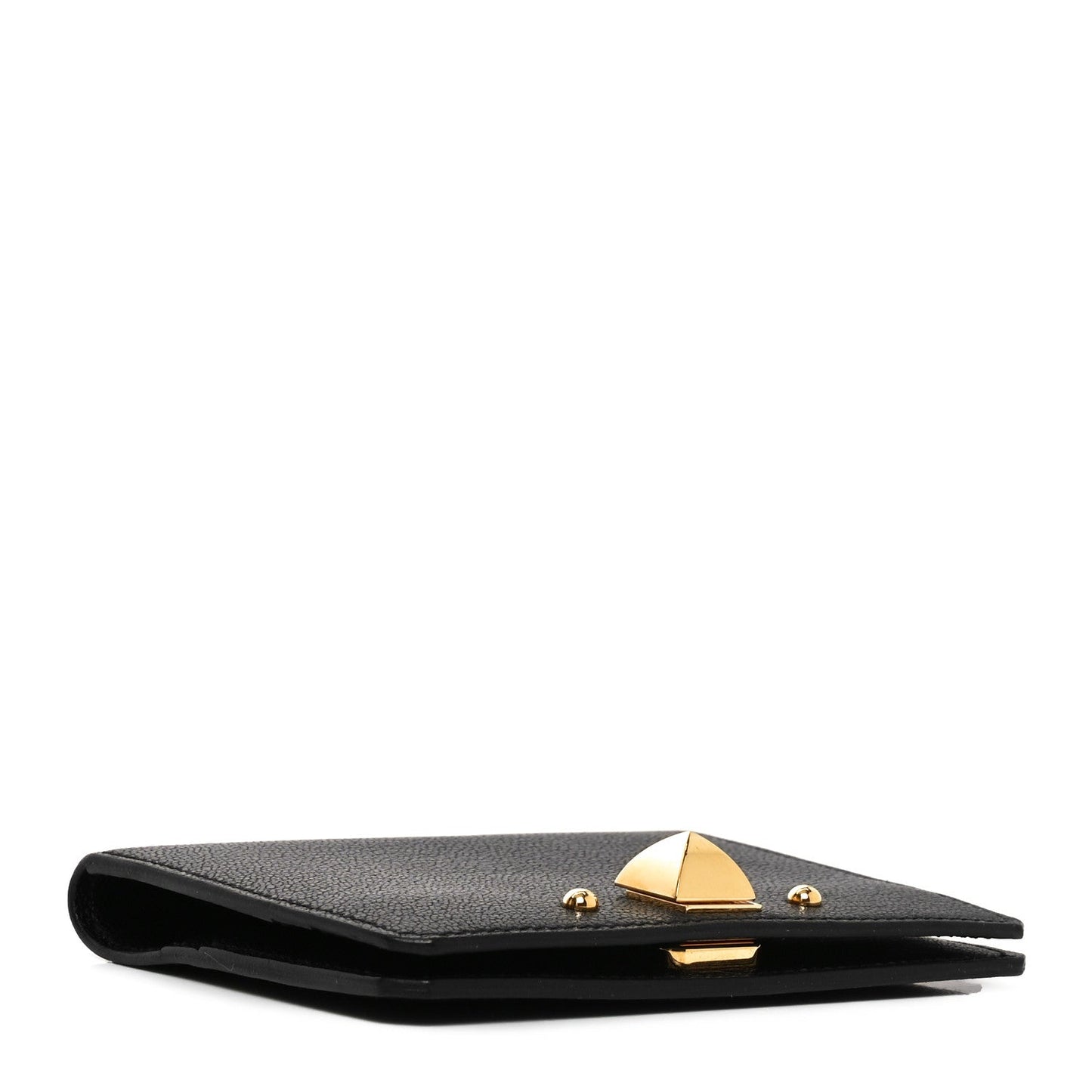 Hermes Chevre Mysore Medor Card Holder Black