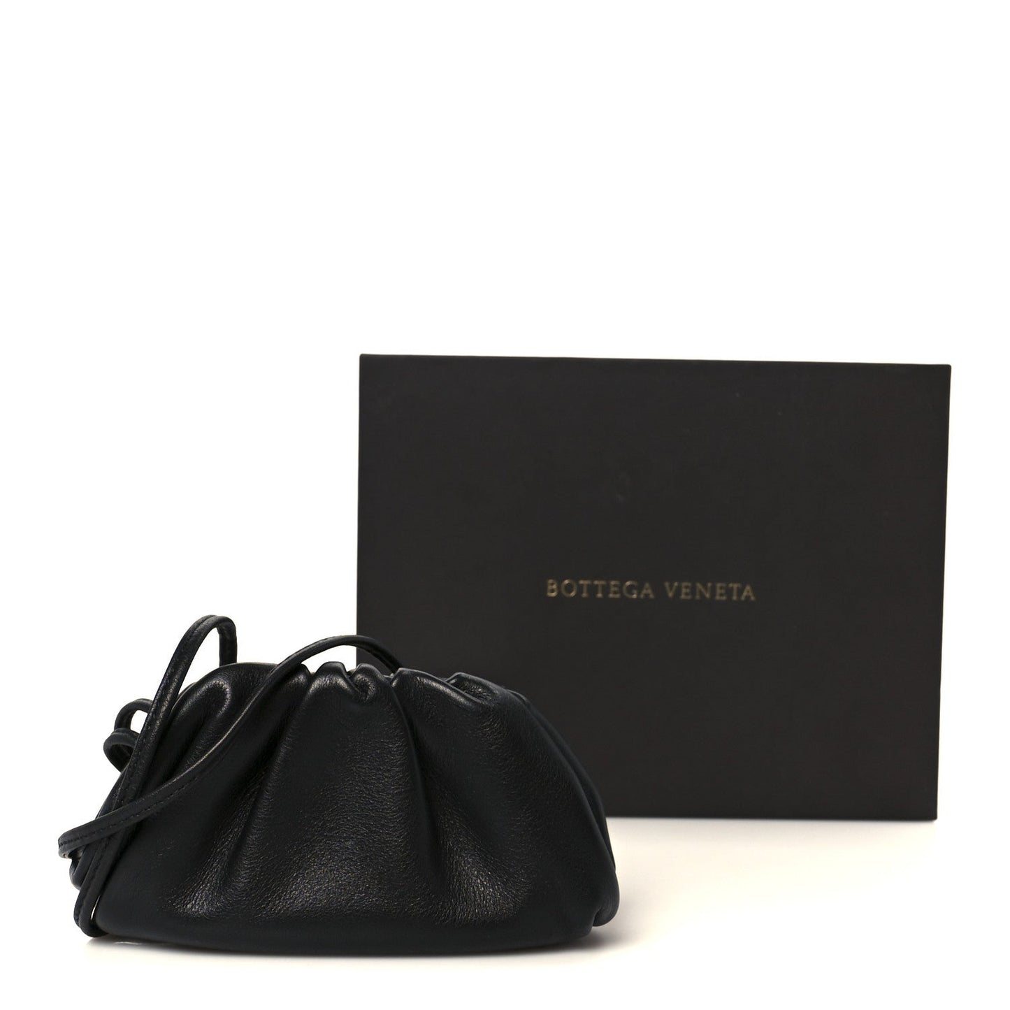 Bottega Veneta Butter Calfskin Coin Purse Black