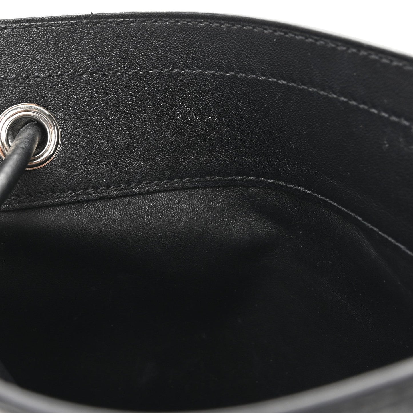 Hermes Milo Lambskin Swift Mini Aline Black