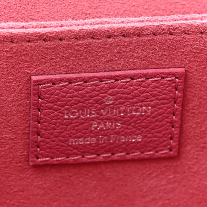 Louis Vuitton Soft Calfskin My Lockme Top Handle Lie De Vin Oxford Greige