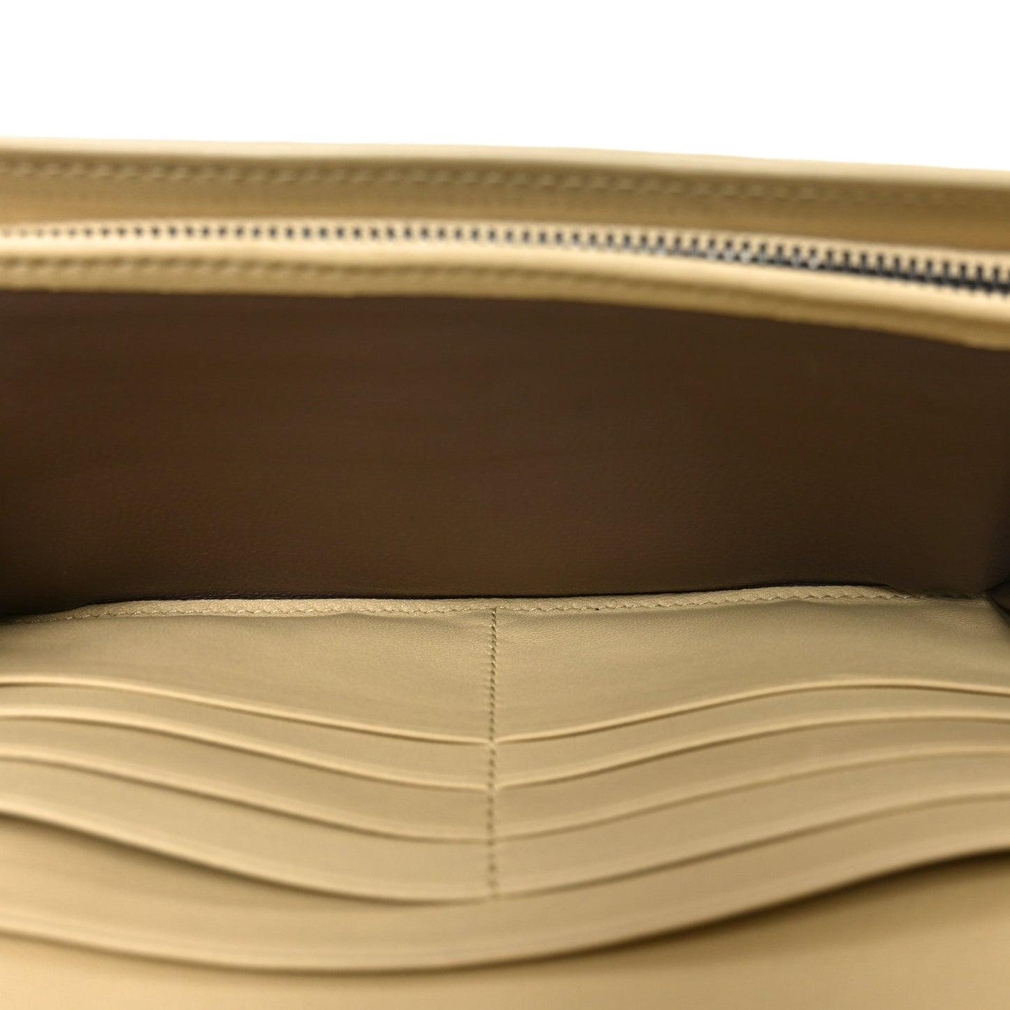 Bottega Veneta Nappa Intrecciato Continental Flap Wallet New Sand