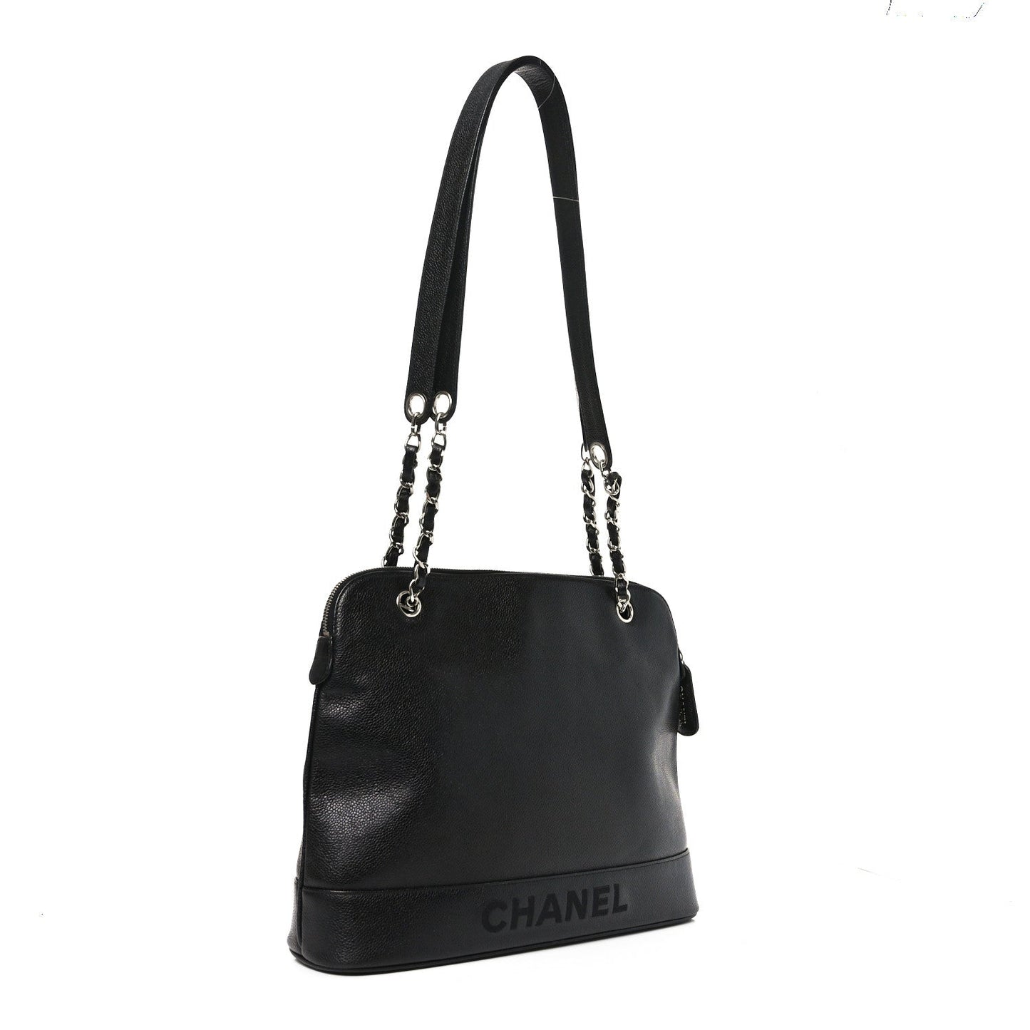 Chanel Caviar Shoulder Bag Black