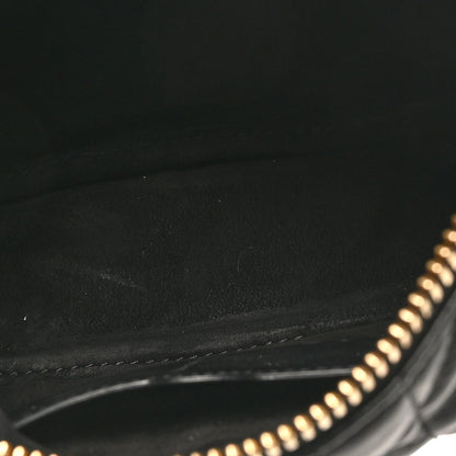 Christian Dior Lambskin Cannage Small Dior Vibe Hobo Bag Black