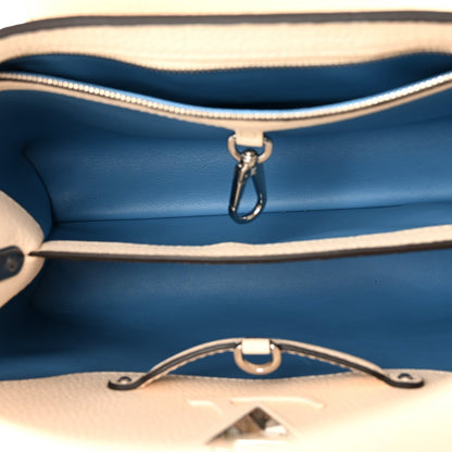 Louis Vuitton Taurillon Capucines MM Gradient Blue