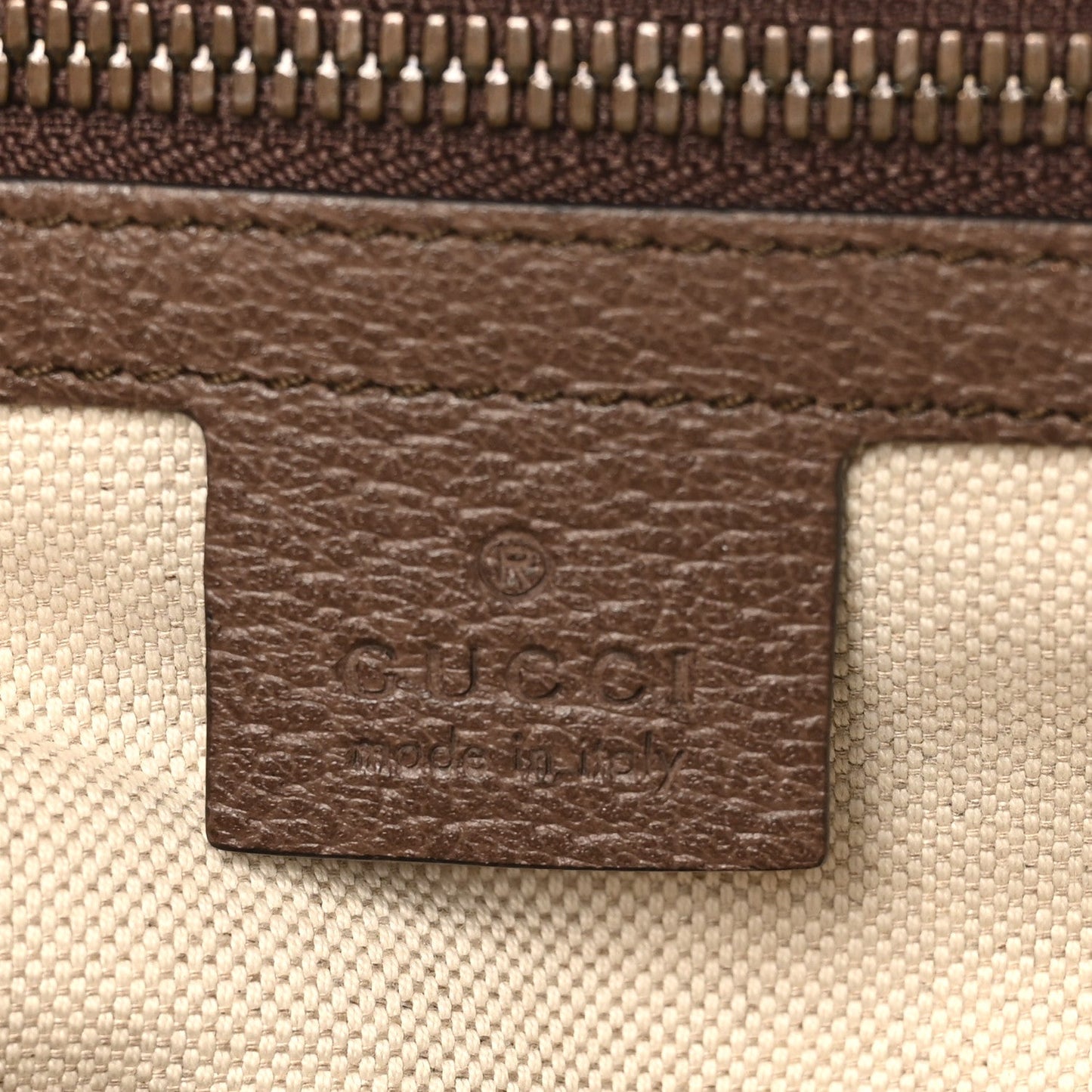 Gucci GG Supreme Monogram Calfskin Web Small Ophidia Day Backpack Beige Ebony New Acero