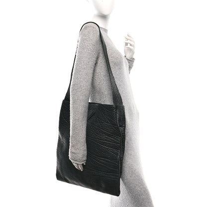 Prada Full Grain Calfskin Shoulder Bag Black