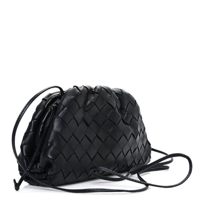 Bottega Veneta Nappa Intrecciato The Mini Pouch Black