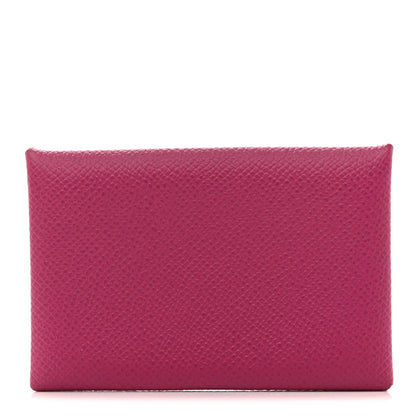 Hermes Epsom Calvi Card Case Tosca