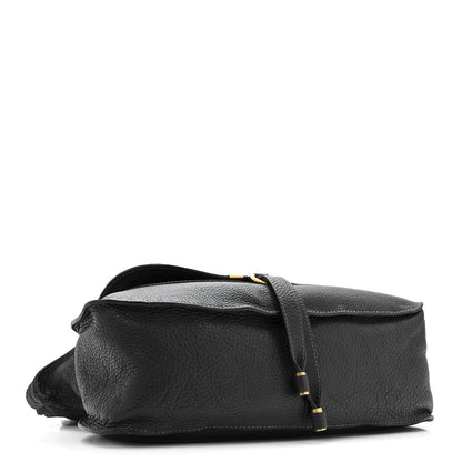 Chloe Calfskin Medium Marcie Satchel Black
