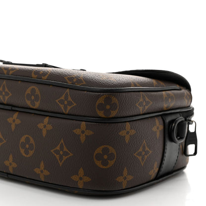 Louis Vuitton Monogram Macassar S Lock Messenger