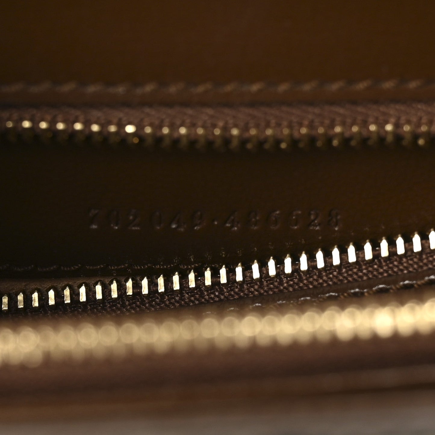 Gucci GG Supreme Monogram Calfskin Medium Horsebit 1955 Top Handle Bag Beige Ebony Brown Sugar